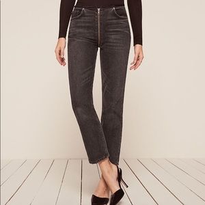 Reformation zipper jeans